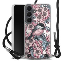 New Carry Case Transparent Stoff schwarz/silber