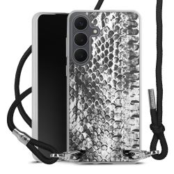 New Carry Case Transparent Stoff schwarz/silber