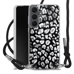 New Carry Case Transparent Stoff schwarz/silber