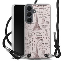 New Carry Case Transparent Stoff schwarz/silber