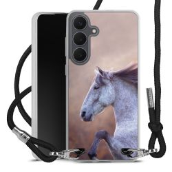 New Carry Case Transparent Stoff schwarz/silber