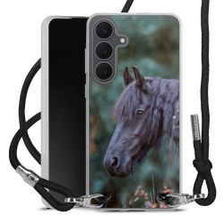 New Carry Case Transparent Stoff schwarz/silber