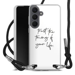 New Carry Case Transparent Stoff schwarz/silber