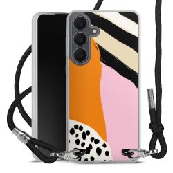 New Carry Case Transparent Stoff schwarz/silber