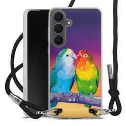 New Carry Case Transparent Stoff schwarz/silber