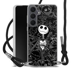 New Carry Case Transparent Stoff schwarz/silber