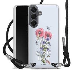 New Carry Case Transparent Stoff schwarz/silber