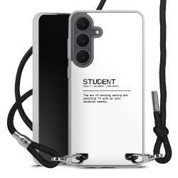 New Carry Case Transparent Stoff schwarz/silber