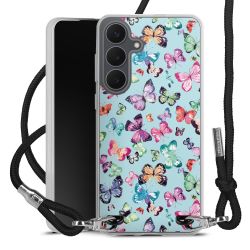 New Carry Case Transparent Stoff schwarz/silber