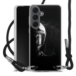 New Carry Case Transparent Stoff schwarz/silber