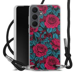 New Carry Case Transparent Stoff schwarz/silber