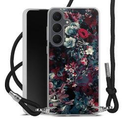 New Carry Case Transparent Stoff schwarz/silber