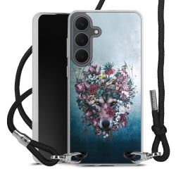 New Carry Case Transparent Stoff schwarz/silber