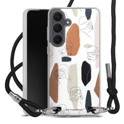 New Carry Case Transparent Stoff schwarz/silber