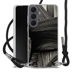 New Carry Case Transparent Stoff schwarz/silber