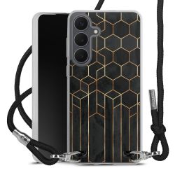 New Carry Case Transparent Stoff schwarz/silber