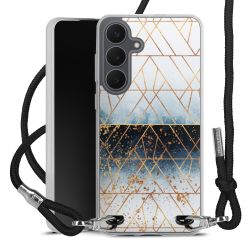 New Carry Case Transparent Stoff schwarz/silber