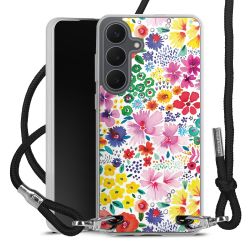 New Carry Case Transparent Stoff schwarz/silber