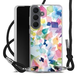 New Carry Case Transparent Stoff schwarz/silber