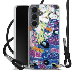 New Carry Case Transparent Stoff schwarz/silber