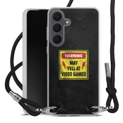 New Carry Case Transparent Stoff schwarz/silber