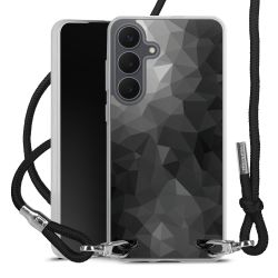 New Carry Case Transparent Stoff schwarz/silber