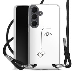 New Carry Case Transparent Stoff schwarz/silber