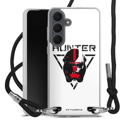 New Carry Case Transparent Stoff schwarz/silber