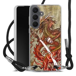 New Carry Case Transparent Stoff schwarz/silber