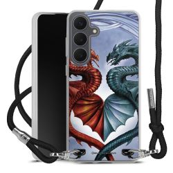 New Carry Case Transparent Stoff schwarz/silber