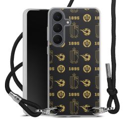 New Carry Case Transparent Stoff schwarz/silber