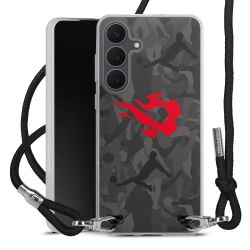 New Carry Case Transparent Stoff schwarz/silber