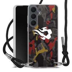 New Carry Case Transparent Stoff schwarz/silber