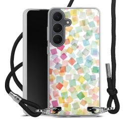 New Carry Case Transparent Stoff schwarz/silber