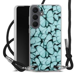 New Carry Case Transparent Stoff schwarz/silber