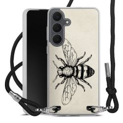 New Carry Case Transparent Stoff schwarz/silber