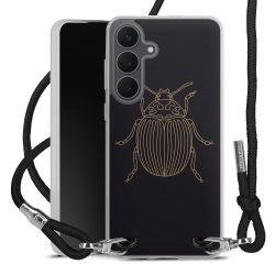 New Carry Case Transparent Stoff schwarz/silber