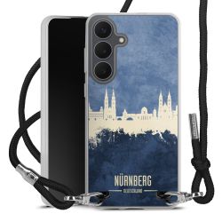 New Carry Case Transparent Stoff schwarz/silber