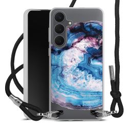 New Carry Case Transparent Stoff schwarz/silber