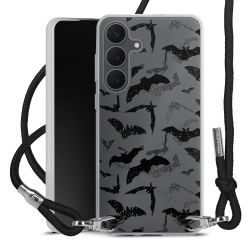 New Carry Case Transparent Stoff schwarz/silber