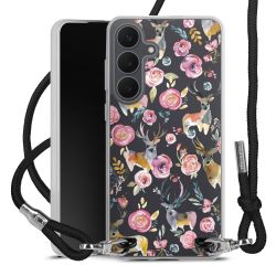 New Carry Case Transparent Stoff schwarz/silber