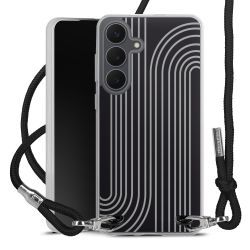 New Carry Case Transparent Stoff schwarz/silber