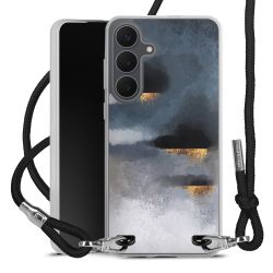 New Carry Case Transparent Stoff schwarz/silber