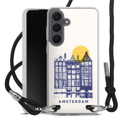 New Carry Case Transparent Stoff schwarz/silber