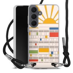 New Carry Case Transparent Stoff schwarz/silber