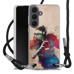 New Carry Case Transparent Stoff schwarz/silber