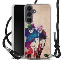 New Carry Case Transparent Stoff schwarz/silber