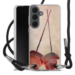 New Carry Case Transparent Stoff schwarz/silber