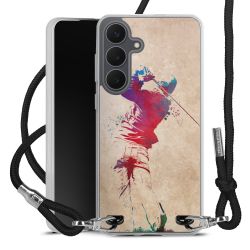 New Carry Case Transparent Stoff schwarz/silber