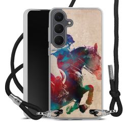 New Carry Case Transparent Stoff schwarz/silber